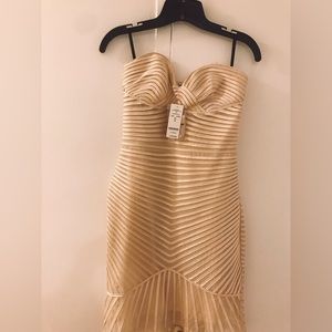 Bebe cream dress